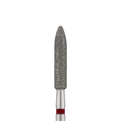 Diamond bit "bullet", red L- 15,0 mm., Ø3,1 mm. NEW
