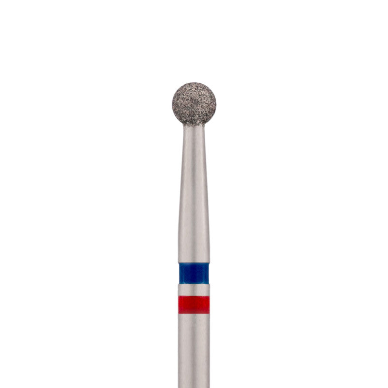 Dettaglio di Diamond bit "ball" blue-red, Ø3,1 mm. NEW