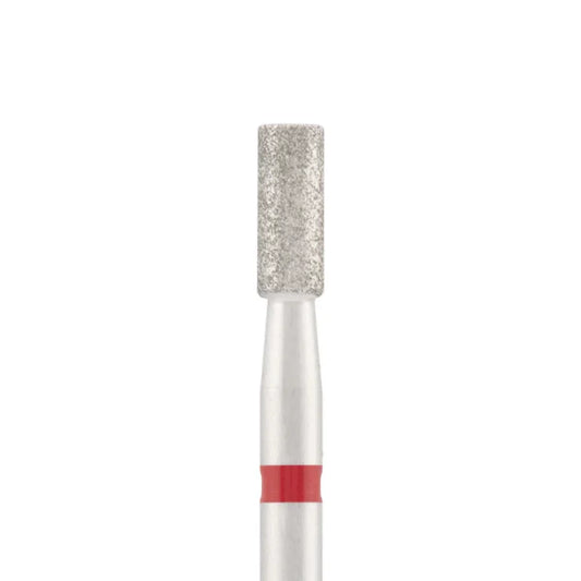Diamond bit "cylinder" red, L-6,0 mm., Ø2,5 mm.