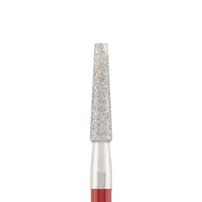 Diamond bit "frustum" red, L-10,0 mm., Ø2,3 mm.