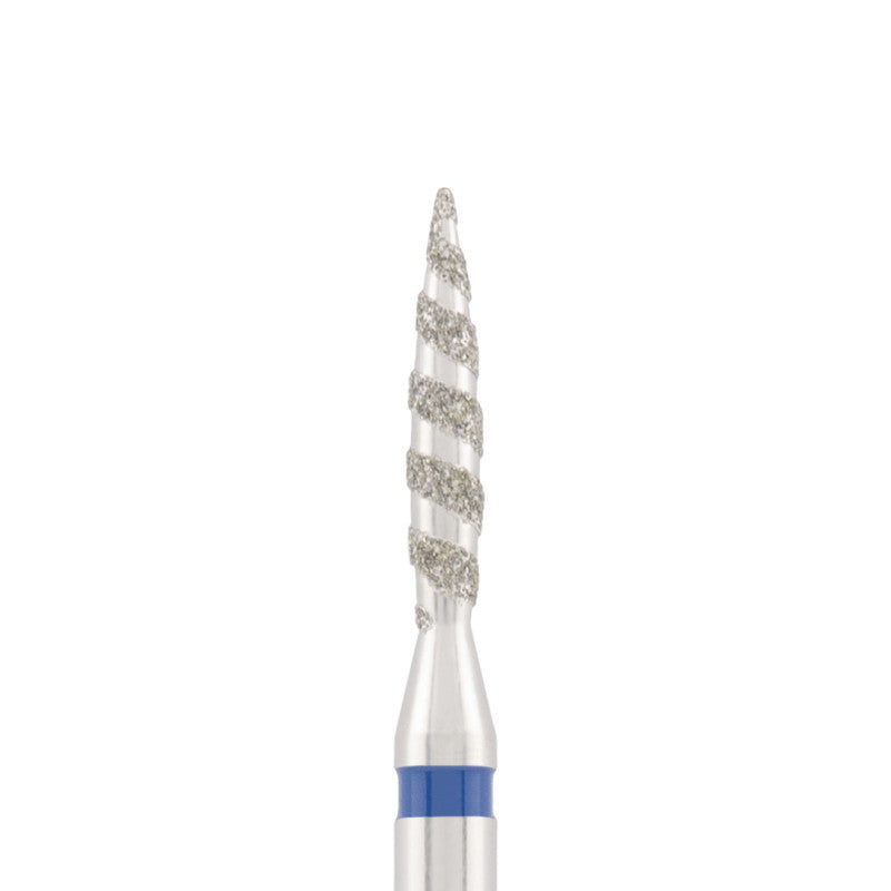 Vista alternativa di Diamond bit "tornado" blue, L- 10,0 mm., Ø1,8 mm.