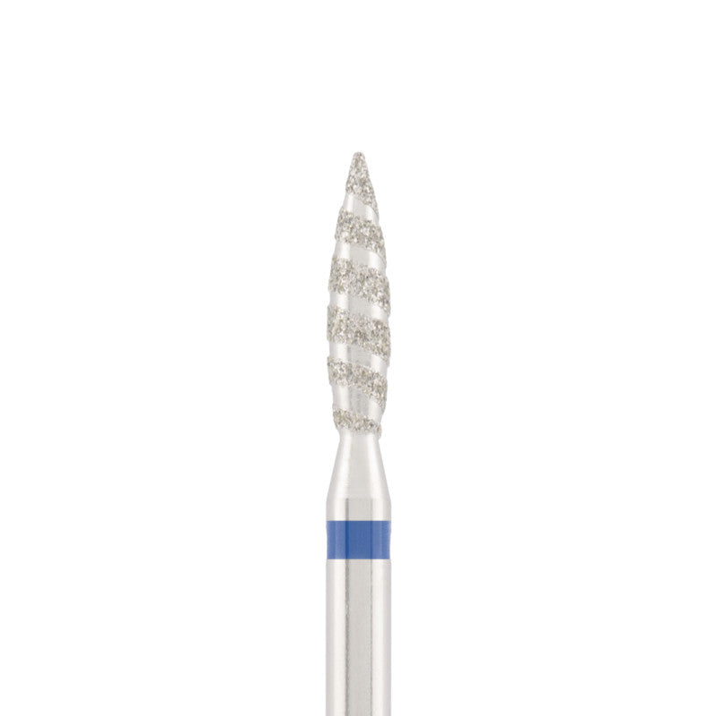 Vista alternativa di Diamond bit "tornado" blue, L- 10,0 mm., Ø2,3 mm.