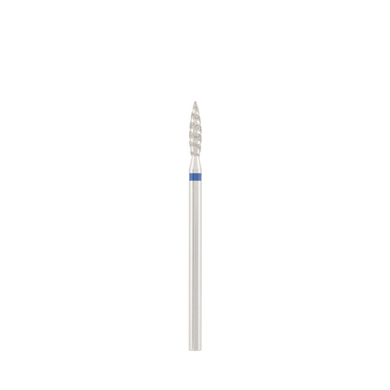 Dettaglio di Diamond bit "tornado" blue, L- 10,0 mm., Ø2,3 mm.
