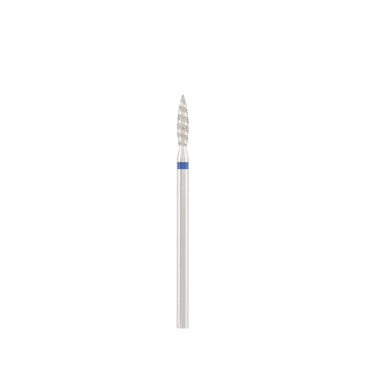 Diamond bit "tornado" blue, L- 10,0 mm., Ø2,3 mm.