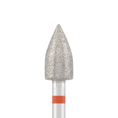 Diamond bit "magic bullet", red L- 10,0 mm., Ø5,0 mm.