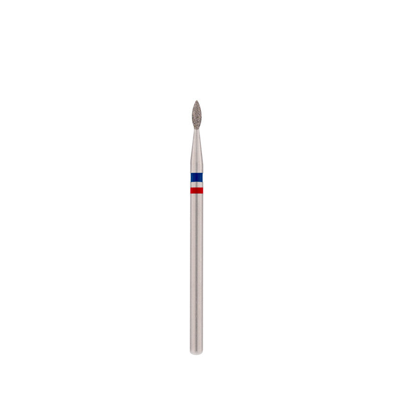 Vista alternativa di Diamond bit "drop" blue-red, L- 4,5 mm., Ø1,8 mm. NEW