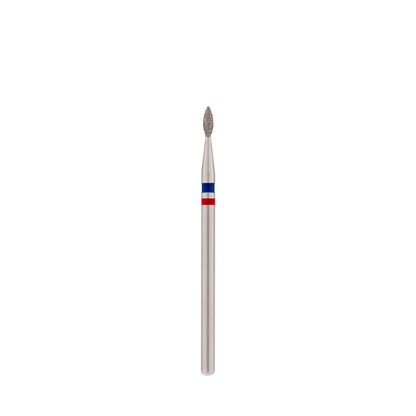 Vista alternativa di Diamond bit "drop" blue-red, L- 4,5 mm., Ø1,8 mm. NEW