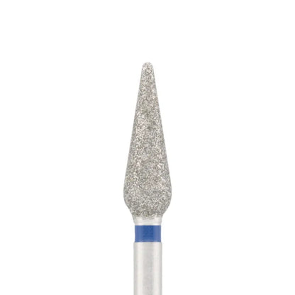 Diamond bit "sharp drop" blue, L- 12,0 mm., Ø4,0 mm.