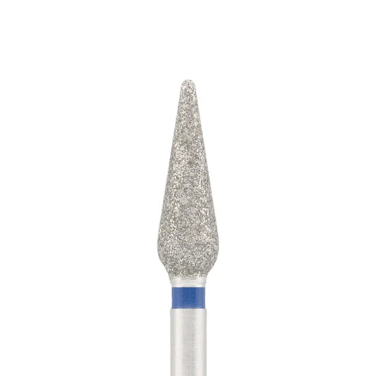 Diamond bit "sharp drop" blue, L- 12,0 mm., Ø4,0 mm.