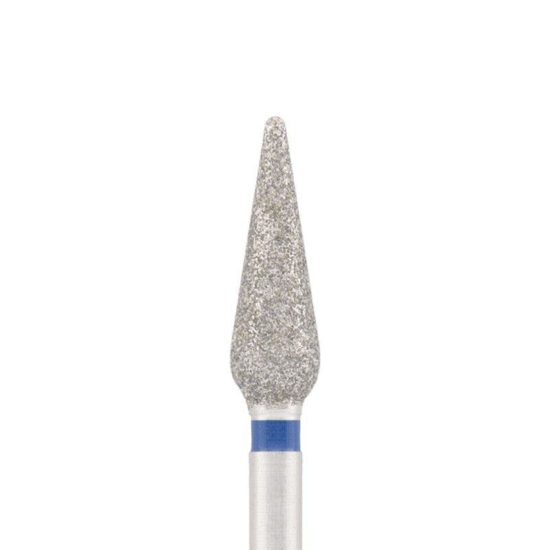 Dettaglio di Diamond bit "sharp drop" blue, L- 12,0 mm., Ø4,0 mm.
