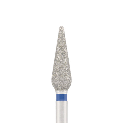 Dettaglio di Diamond bit "sharp drop" blue, L- 12,0 mm., Ø4,0 mm.