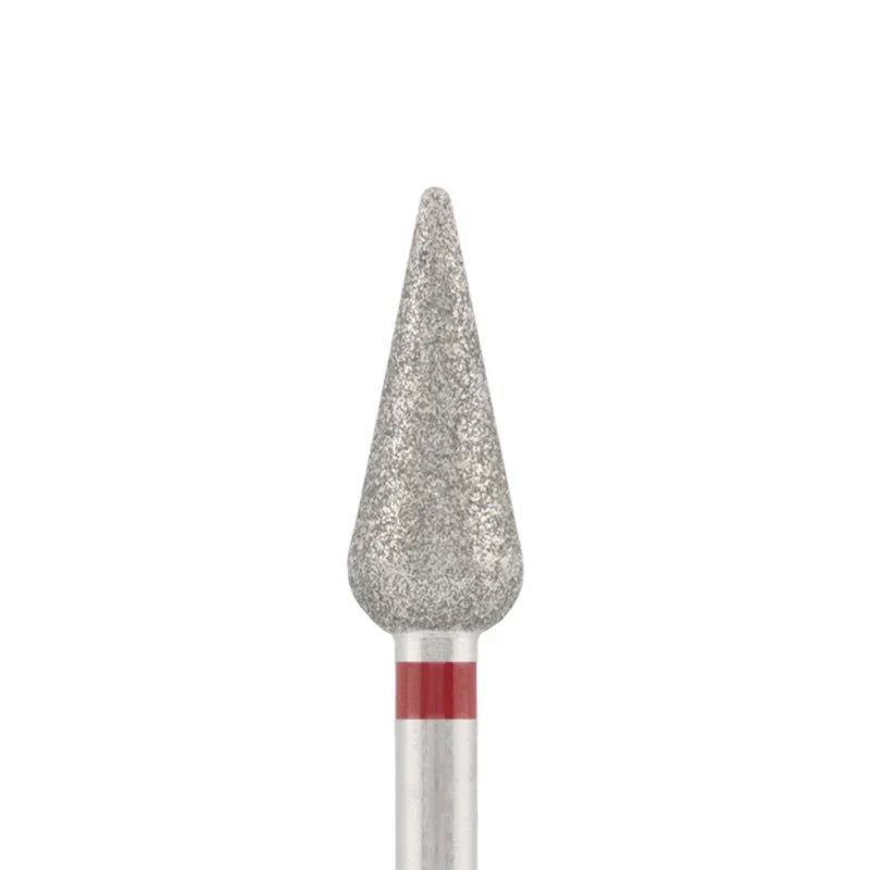 Diamond bit "sharp drop" red, L- 12,0 mm., Ø5,0 mm.