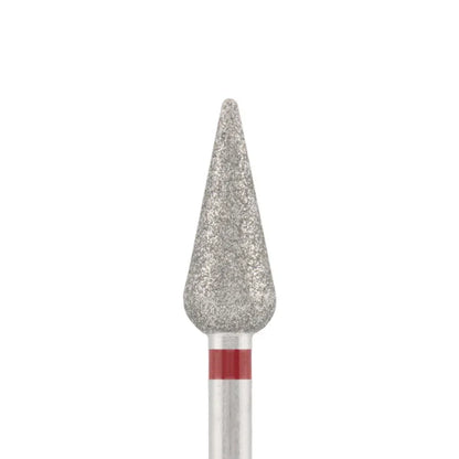 Diamond bit "sharp drop" red, L- 12,0 mm., Ø5,0 mm.