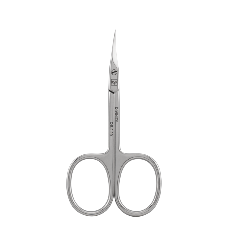 Dettaglio di Professional scissors for cuticle, mirror polishing, L-91 mm, blades 19 mm.
