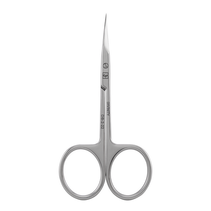 Dettaglio di Professional scissors for cuticle, mirror polishing, L-99 mm, blades 22 mm.