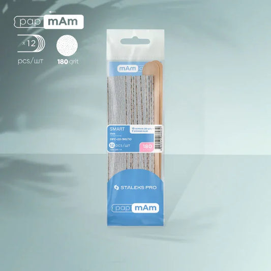 Staleks - SMART 22 - Lima di Ricambio Ecologica Base di Legno - Grana 180 - Lady&Oscar