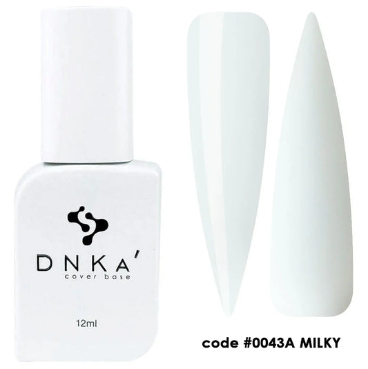 DNKa Cover Base #0043A' Milky 12ml - Lady&Oscar