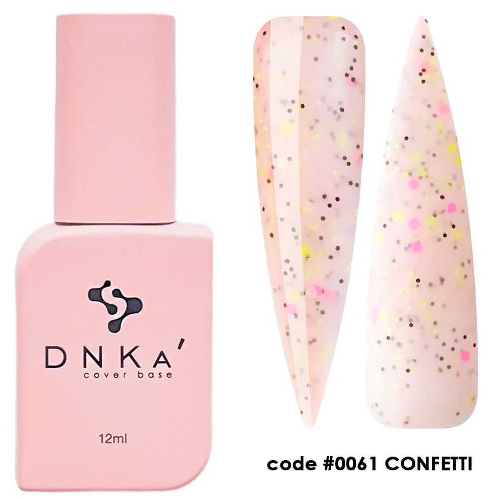 DNKa Cover Base #0061 Confetti 12ml - Lady&Oscar
