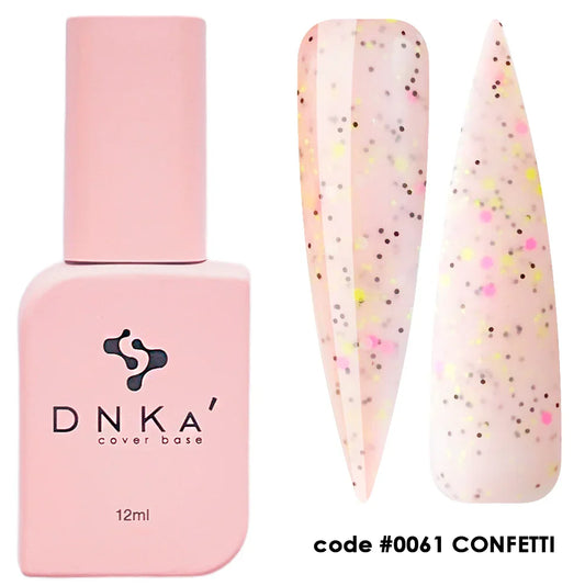 DNKa Cover Base #0061 Confetti 12ml - Lady&Oscar