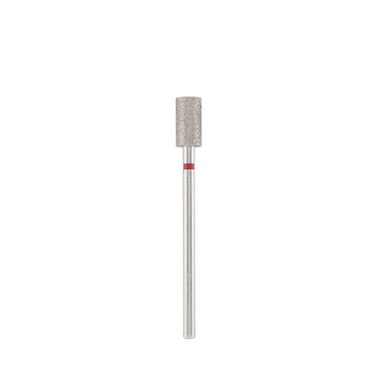 Diamond bit "cylinder" red, L-9,0 mm., Ø5,0 mm.