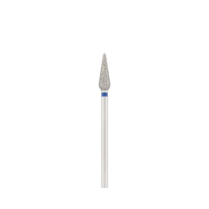 Diamond bit "sharp drop" blue, L- 12,0 mm., Ø4,0 mm.