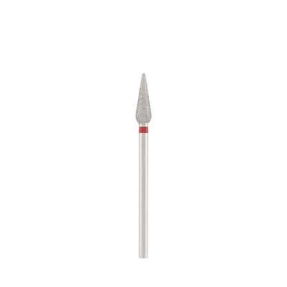 Diamond bit "sharp drop" red, L- 12,0 mm., Ø4,0 mm.