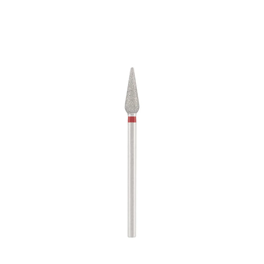 Diamond bit "sharp drop" red, L- 12,0 mm., Ø4,0 mm.