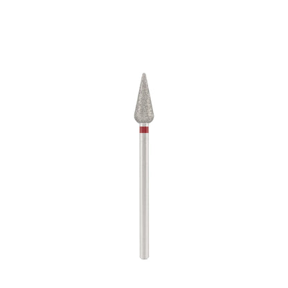 Diamond bit "sharp drop" red, L- 12,0 mm., Ø5,0 mm.