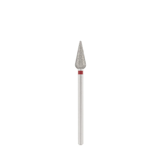 Diamond bit "sharp drop" red, L- 12,0 mm., Ø5,0 mm.