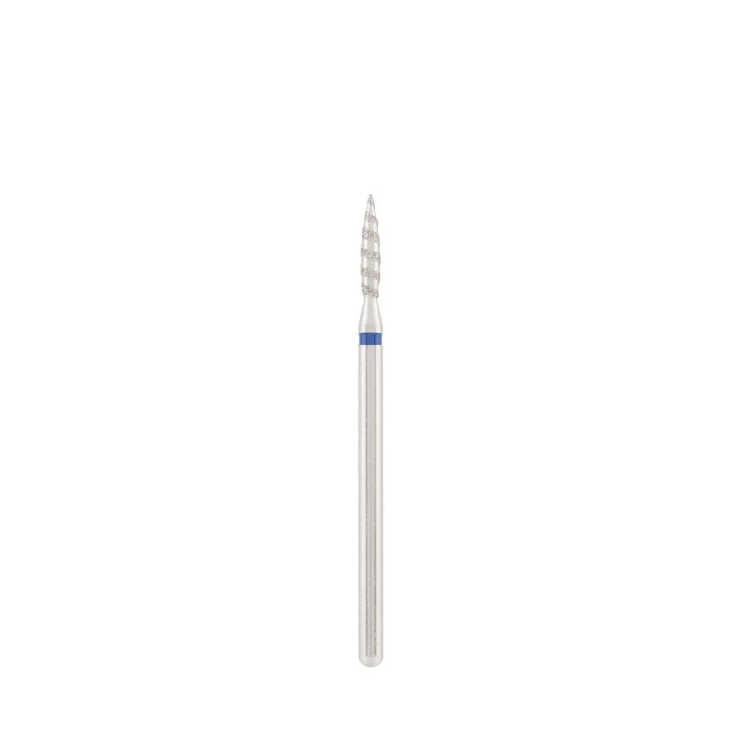 Diamond bit "tornado" blue, L- 10,0 mm., Ø2,1 mm.