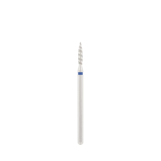Diamond bit "tornado" blue, L- 10,0 mm., Ø2,1 mm.