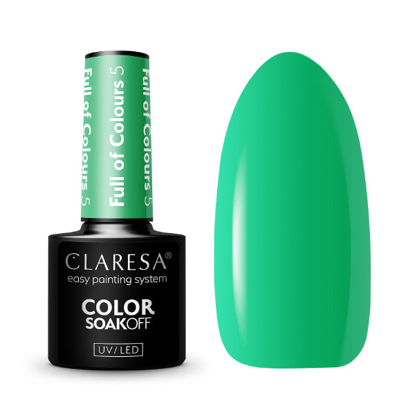 Claresa - Color Soak Off - Full Of Colors - 5g
