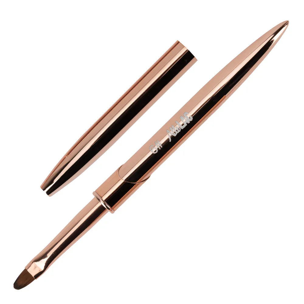 GNB Pennello per gel n 6 oval rose gold