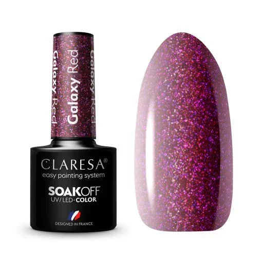 Claresa Smalto Semipermanente Galaxy Red - 5g - Lady&Oscar