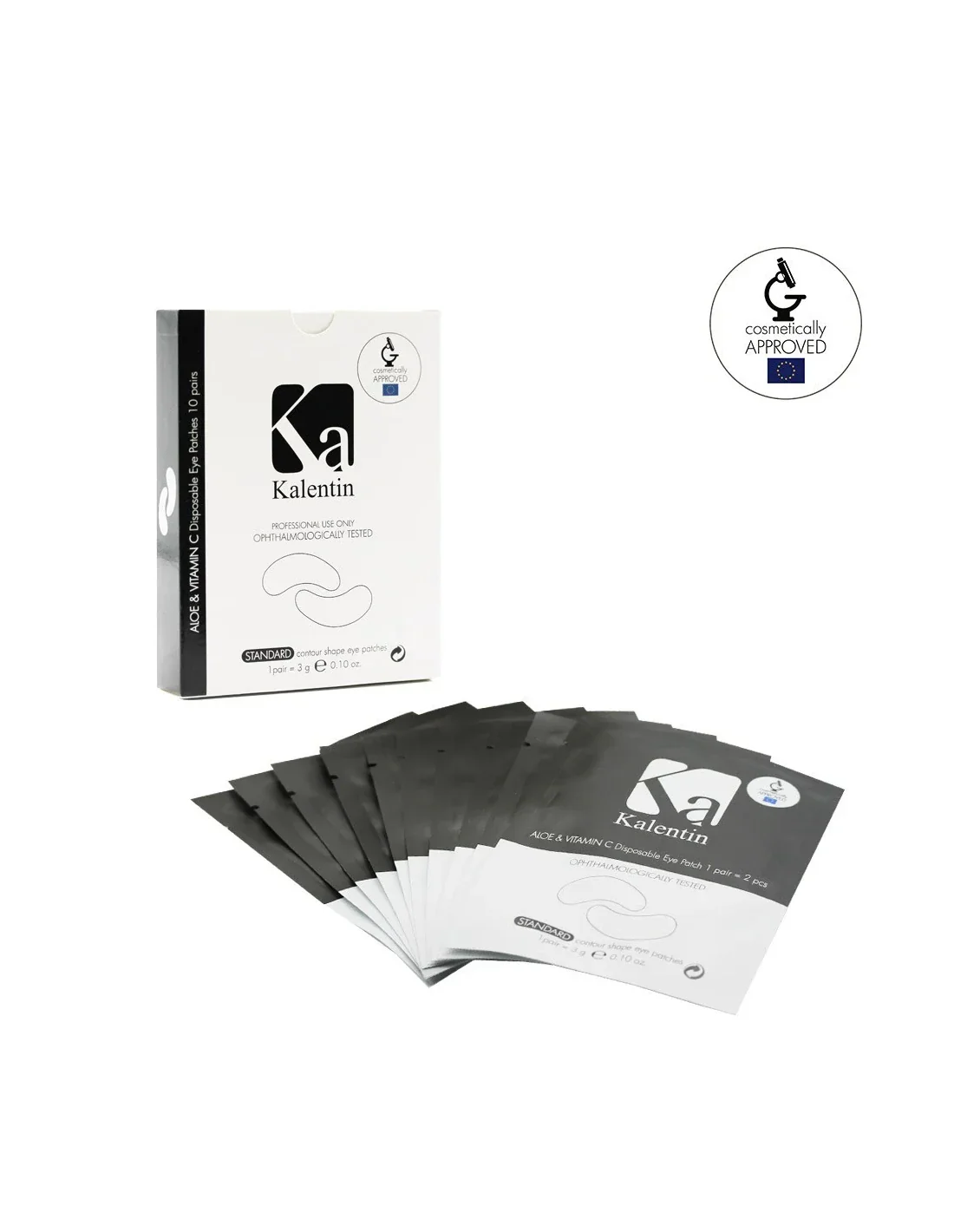 KALENTIN BOX 10PZ ALOE & VIT. C PATCH NERO made in Korea - Lady&Oscar