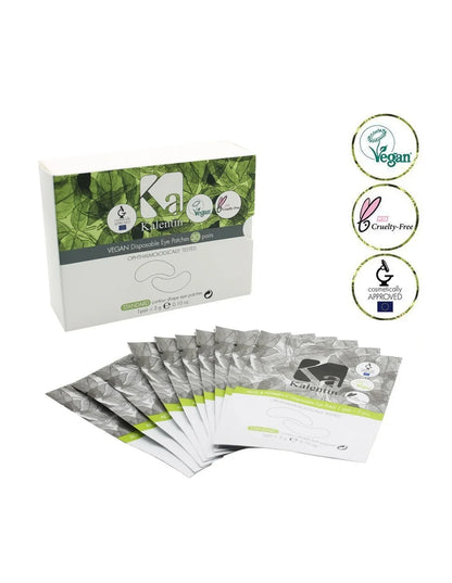 KALENTIN Box patch per occhi vegani con Aloe Barbadensis e Vitamina C - 60 pezzi (30 paia) - Lady&Oscar