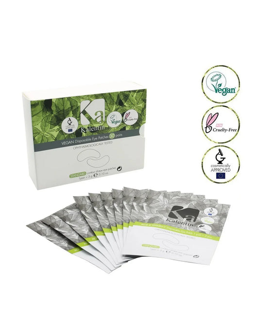 KALENTIN Box patch per occhi vegani con Aloe Barbadensis e Vitamina C - 60 pezzi (30 paia) - Lady&Oscar
