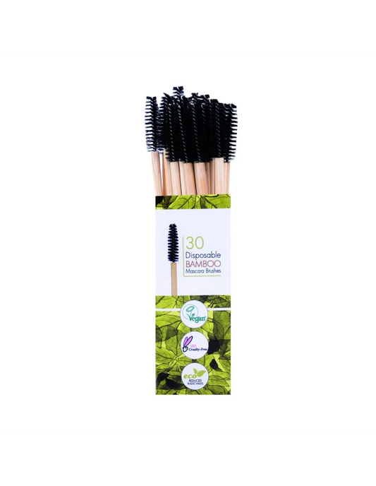 KALENTIN Scovolo Vegano in bamboo per ciglia e sopracciglia 30pz - Lady&Oscar