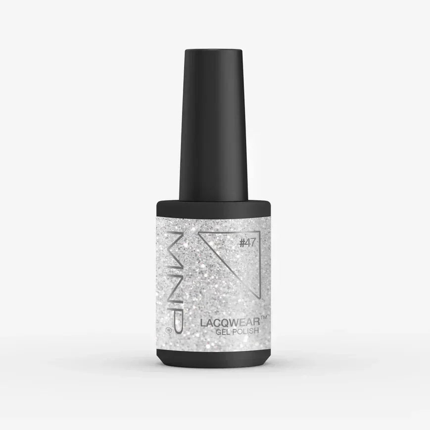 LACQWEAR MNP Gel Polish 47 Glitter Argento 10ml