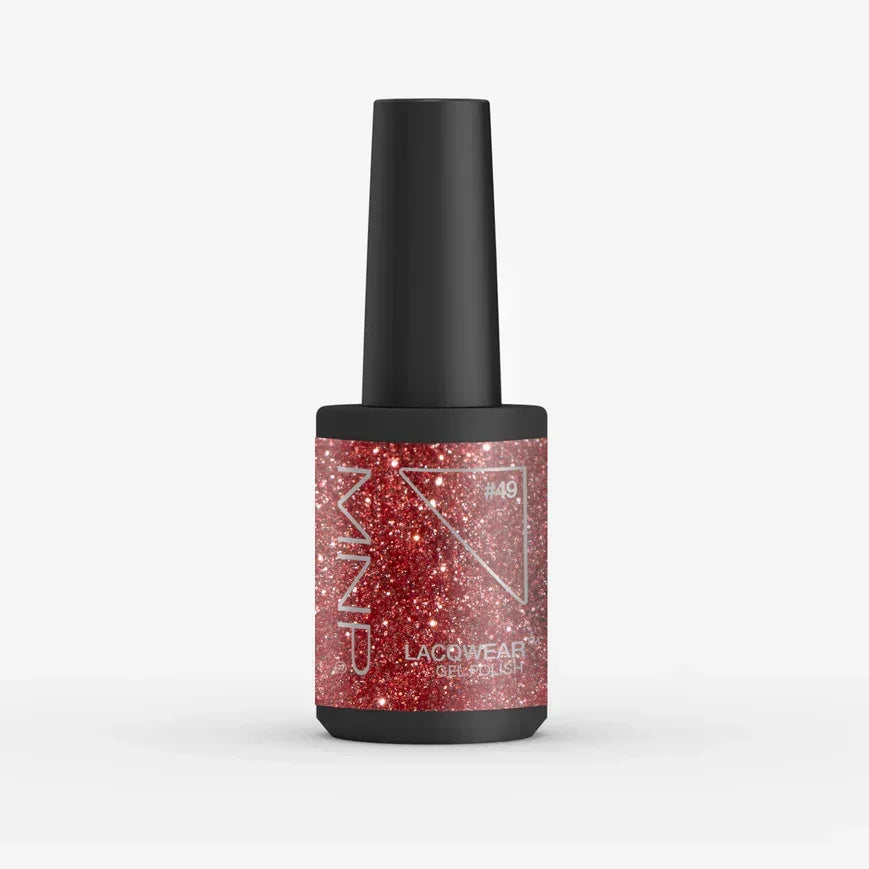 LACQWEAR MNP Gel Polish 49 Glitter Rosa 10ml