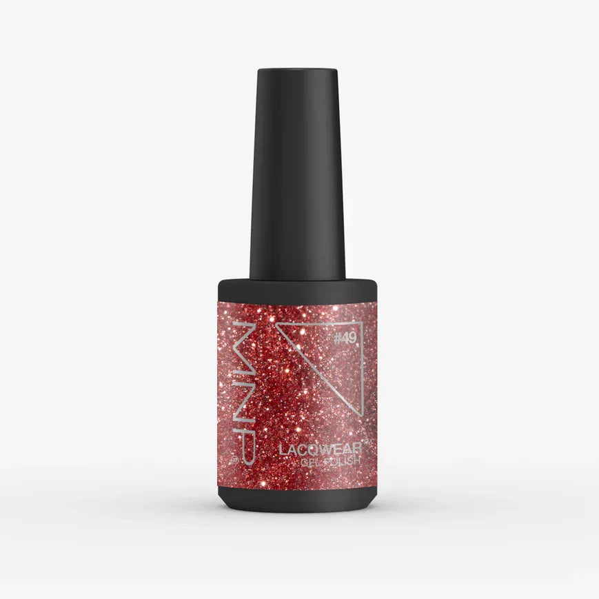 LACQWEAR MNP Gel Polish 49 Glitter Rosa - Lady&Oscar
