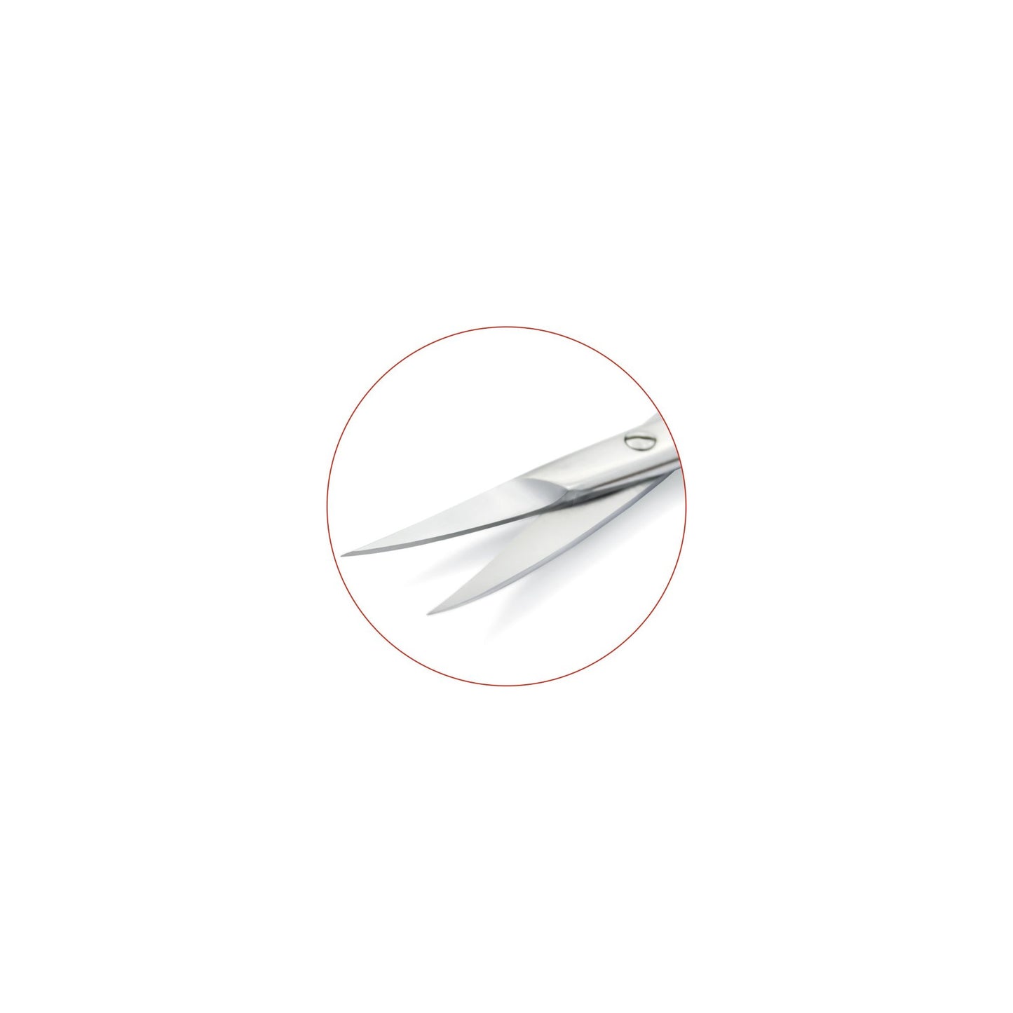 MANICURE RUSSA Forbice cm 10,5 - lama curva mm 18