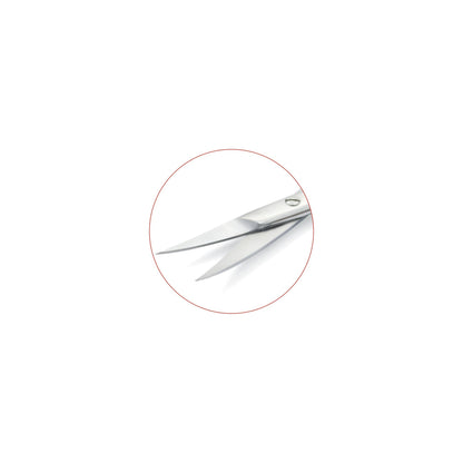 MANICURE RUSSA Forbice cm 10,5 - lama curva mm 18
