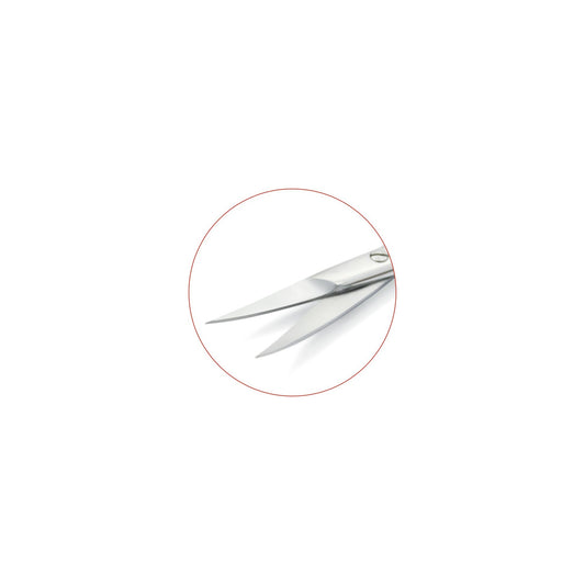 MANICURE RUSSA Forbice cm 9,5 - lama curva mm 21