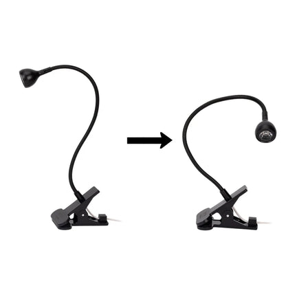 NTN Premium Mini lampada LED 3W con braccio flessibile, nera, CS-JZD001 - Lady&Oscar