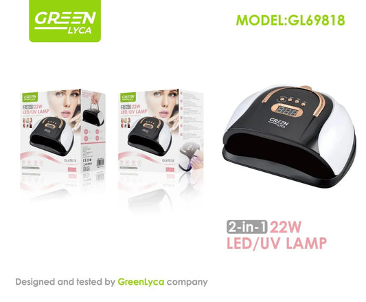 green lyca 2-in-1 22 w led/uv lamp