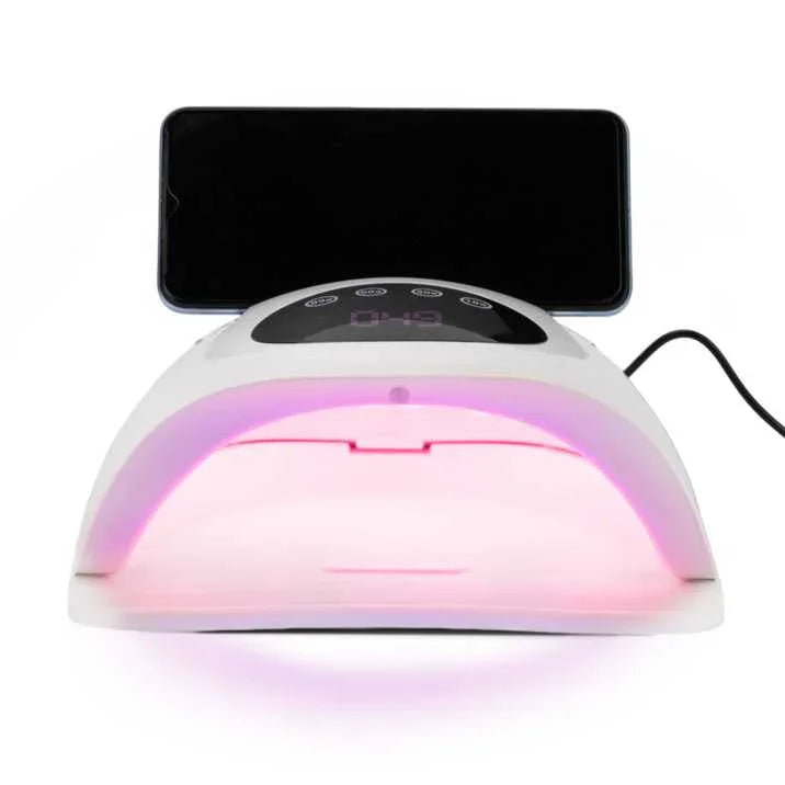 Lampada UV/LED per unghie 258W per smalti ibridi, gel e gel acrilici, bianca X17 MAX - Lady&Oscar