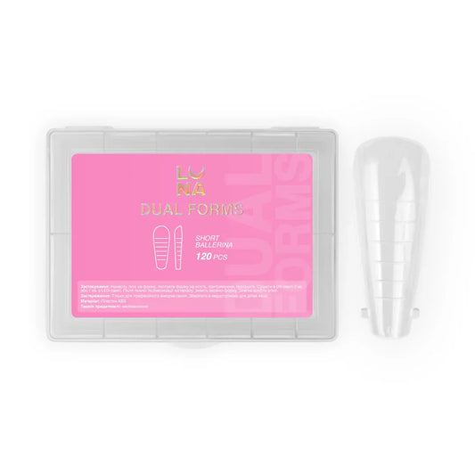 Lunamoon Dual Nail Forms Short Ballerina