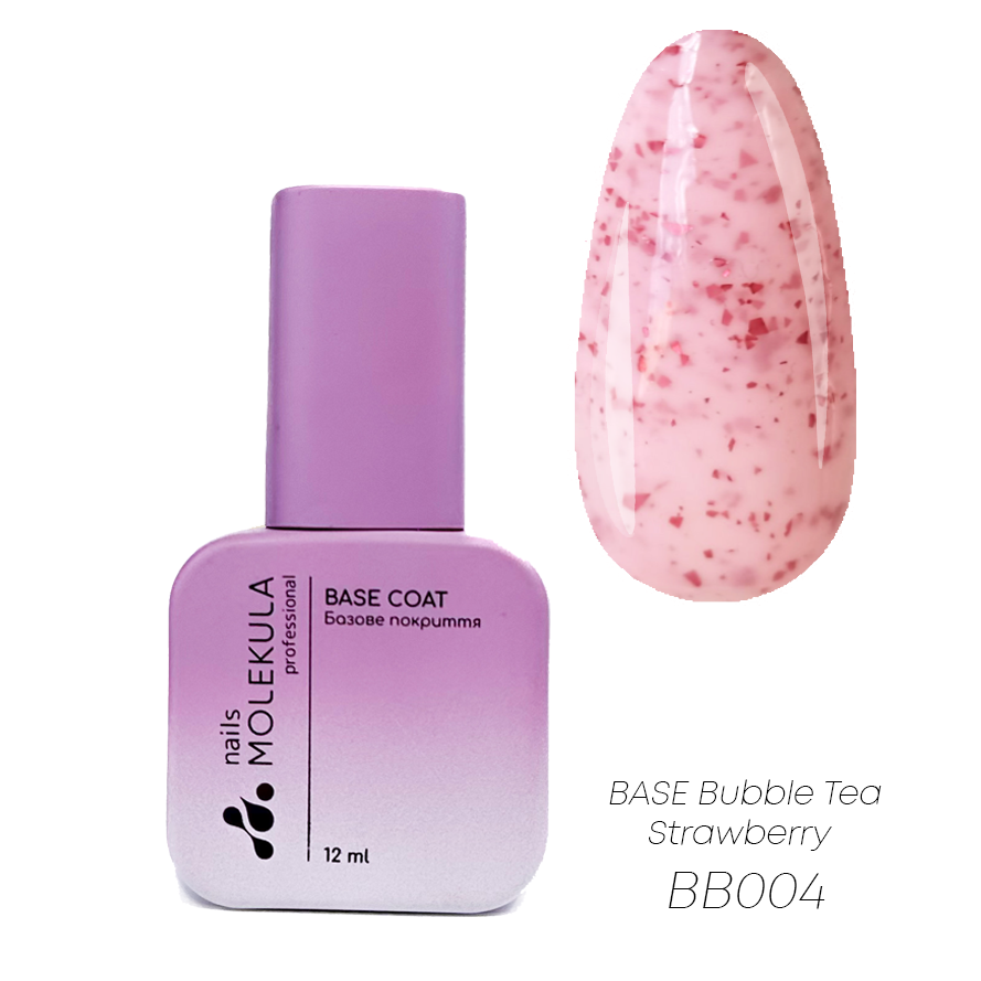 Molekula Base Bubble Tea - Strawberry 12ml