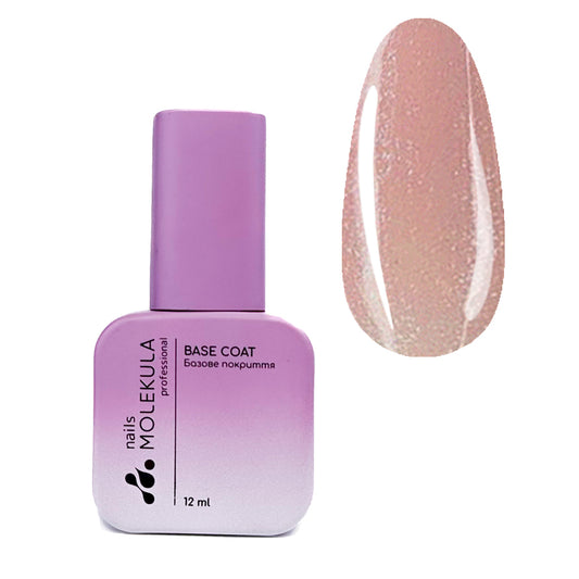 Molekula Base Coat Pearl - Beige Lotus 12ml